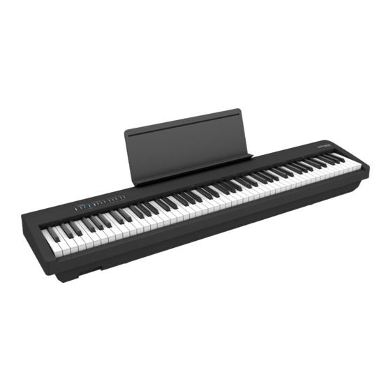 Roland FP-30X Owner's Manual