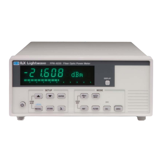 Newport FPM-8220 User Manual