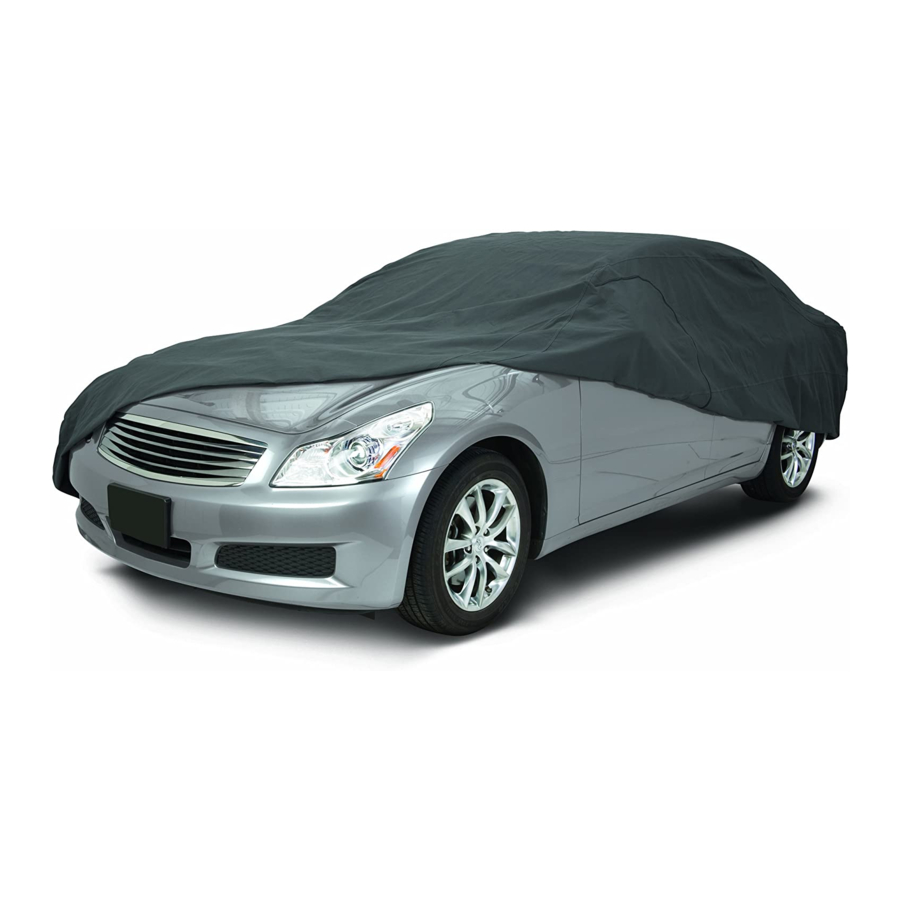 Classic Accessories OVER DRIVE PolyPRO 3 Car Cover Instructions
