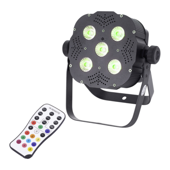 Stairville Tri Flat PAR Profile 5x3W RGB 25 User Manual