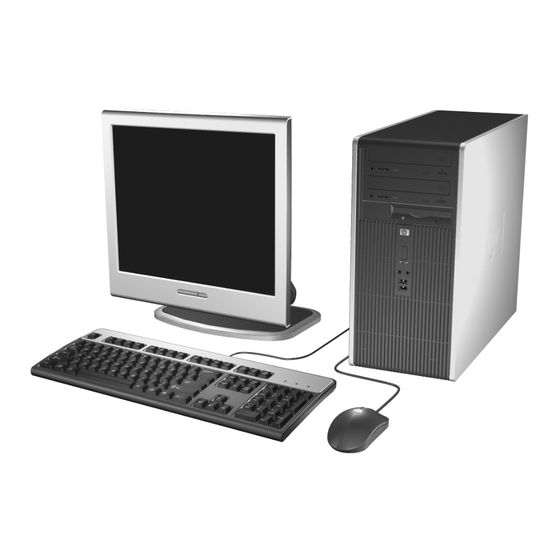 HP dc5700 Illustrated Parts & Service Map