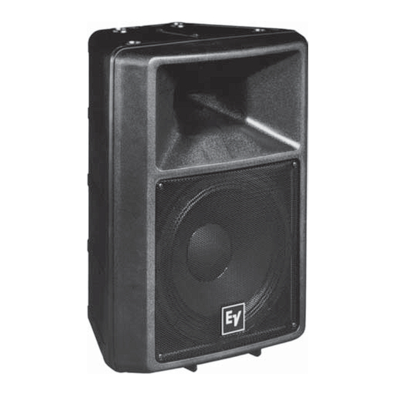 Electro-Voice Compact Portable Sound Reinforcement Speaker Sx100+ Specifications