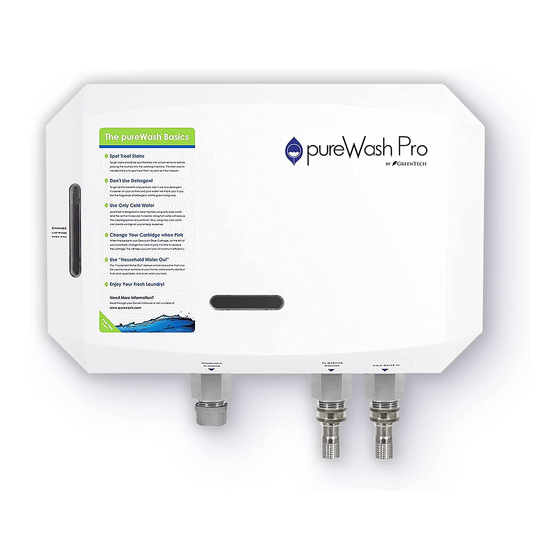 GREENTECH PUREWASH PRO OWNER'S MANUAL Pdf Download ManualsLib