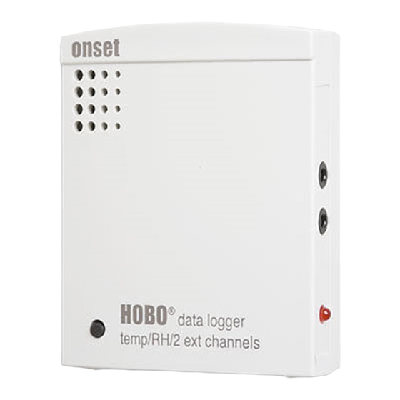 HOBO U12 MANUAL Pdf Download ManualsLib