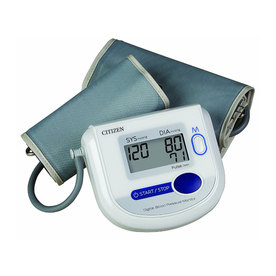 how to use citizen blood pressure monitor