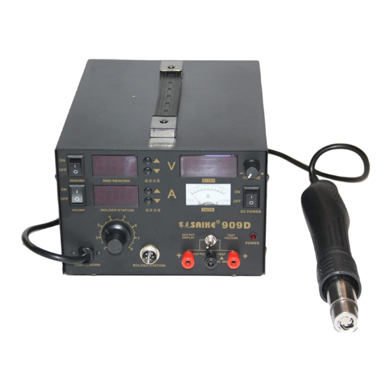 SAIKE 909D INSTRUCTION MANUAL Pdf Download | ManualsLib