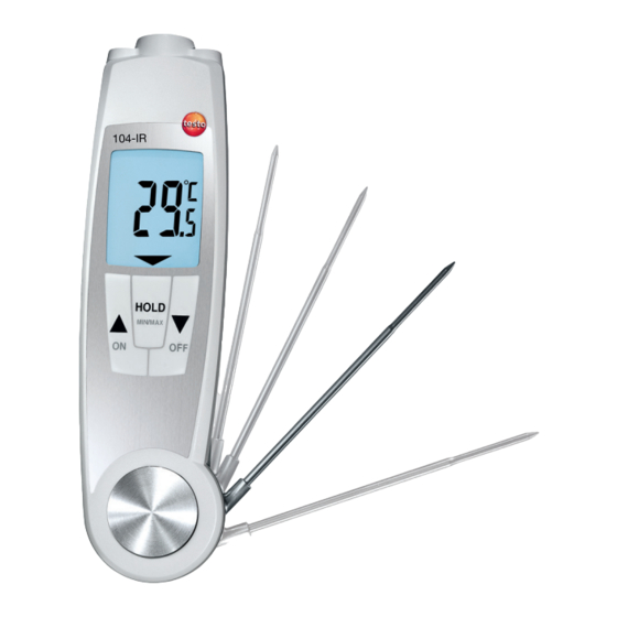 testo 104-IR Folding Thermometer