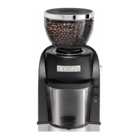 Krups GX550850 Burr Coffee Grinder - Black Works