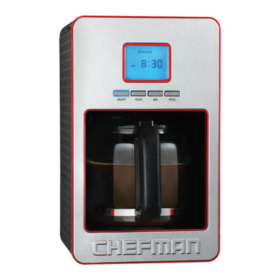 Chefman RJ14-BUZZ - Coffee maker with Bluetooth enabled speaker system -  black