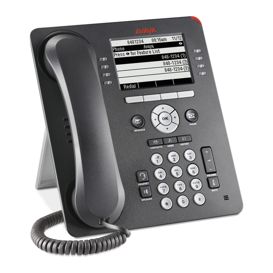 Avaya 9608 User Manual