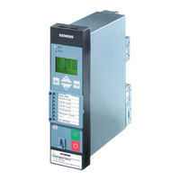 Siemens SIPROTEC 7SD80 Manual