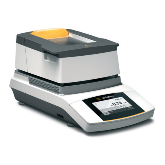 SARTORIUS MA37 OPERATING INSTRUCTIONS MANUAL Pdf Download ManualsLib