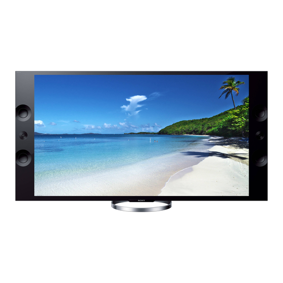 SONY XBR65X900 INSTRUCTION MANUAL Pdf Download ManualsLib