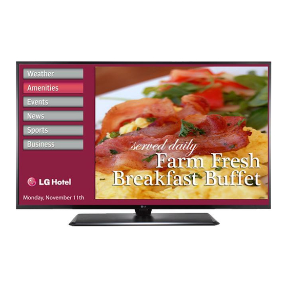 LG 32LX570H COMMERCIAL MODE SETUP MANUAL Pdf Download ManualsLib