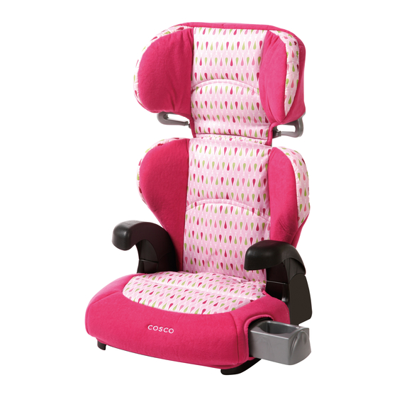 COSCO PRONTO BELTPOSITIONING BOOSTER INSTRUCTION MANUAL Pdf Download