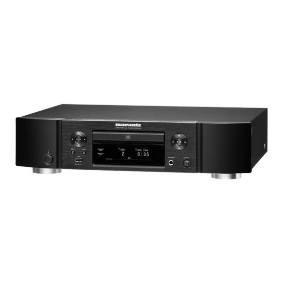 Marantz ND8006 Quick Start Manual