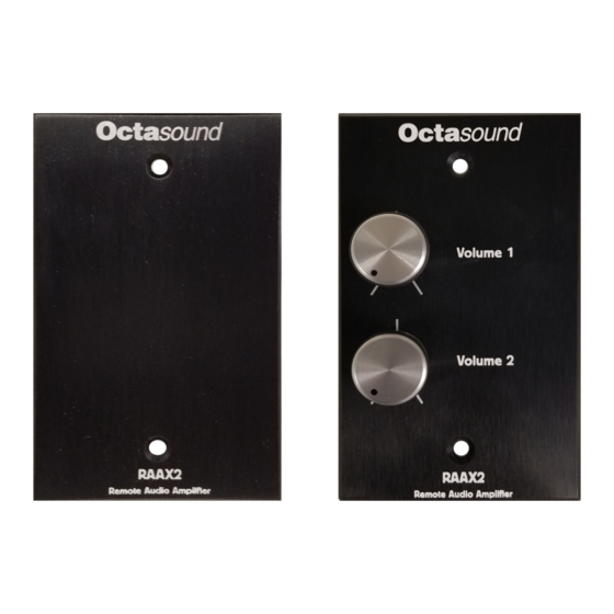 Octasound RAAX2 Owner's Manual