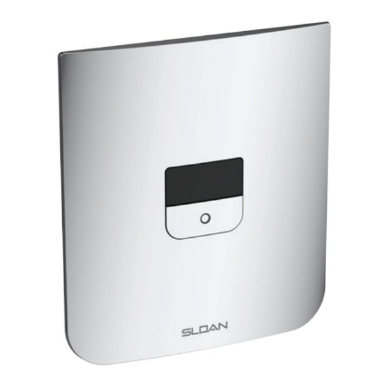 Sloan CX Series Installation Instructions Manual