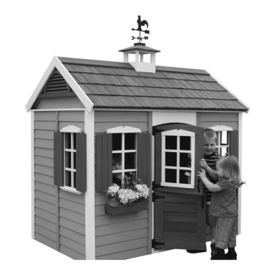 Solowave Design Big Backyard SAVANNAH PLAYHOUSE Assembly Instructions Manual
