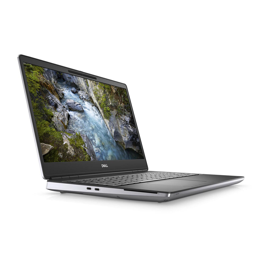 Dell Precision 7560 External Display Connection Manual