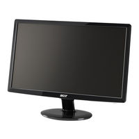 Acer S201HL Quick Setup Manual