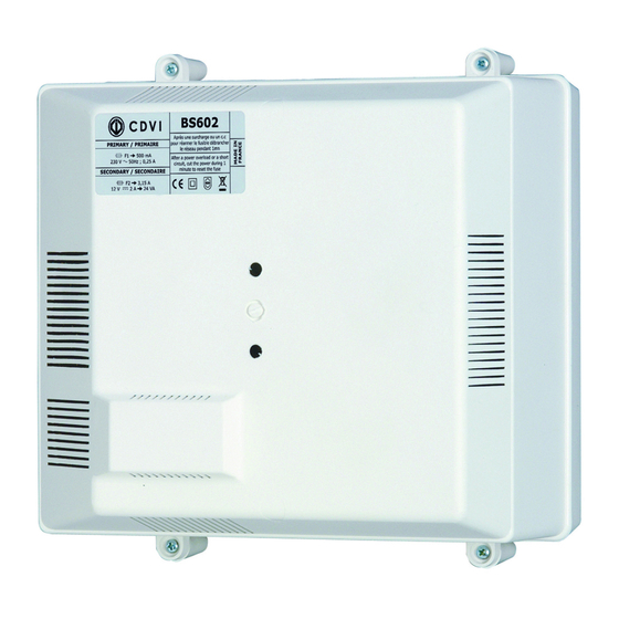CDVI BS602 Installation Manual