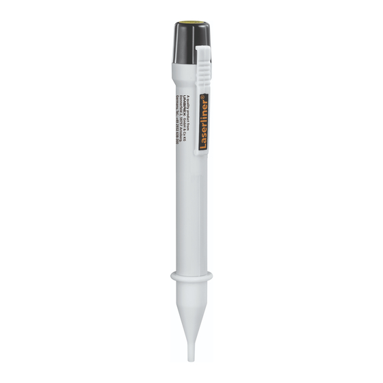 LaserLiner ActivePen Operating Instructions Manual