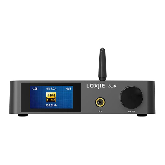 Loxjie D30 User Manual