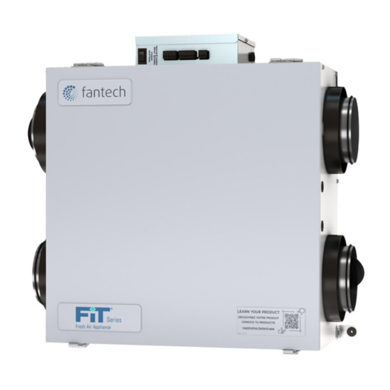 SystemAir Fantech FIT 120E Series Installation And Operation Manual