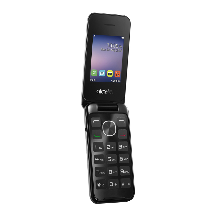 Alcatel 2051A, 2051E - Mobile Phone Quick Start Guide
