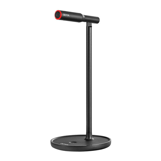 User Manuals: Boya BY-CM1 Desktop USB Microphone