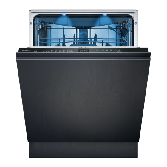 Siemens SN65EX10CE Instructions For Use Manual