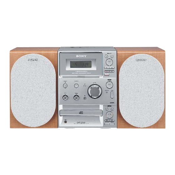 Sony CMT-CP101 - Micro Hi Fi Component System Product Information