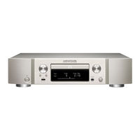Marantz ND8006 Quick Start Manual