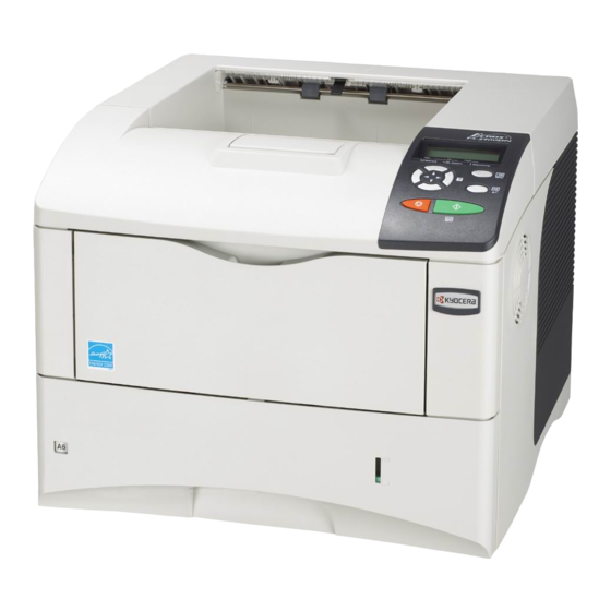 Kyocera FS C5020N - Color LED Printer Manual