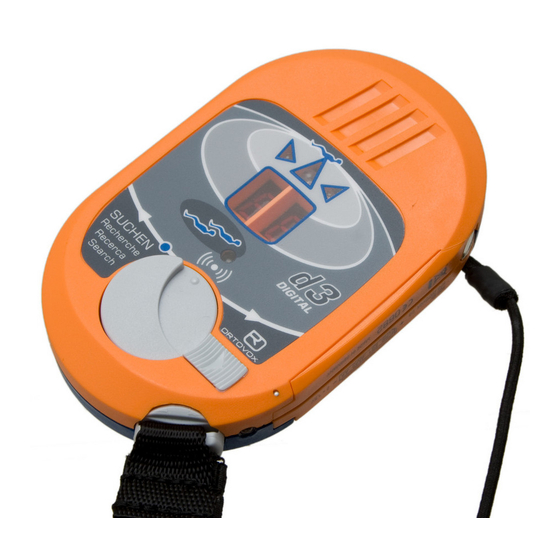 Ortovox d3 User Manual