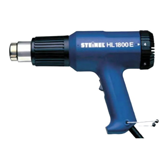 Stainel HL1800E Operator's Use & Care Manual