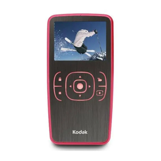 Kodak Zx1 - Zx1 1.6MP 2x Digital Zoom 720p High Definition Weather-Resistant Pocket Video Camera/Camcorder Manuals