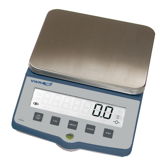 VWR INTERNATIONAL VWRE SERIES OPERATION MANUAL Pdf Download ManualsLib