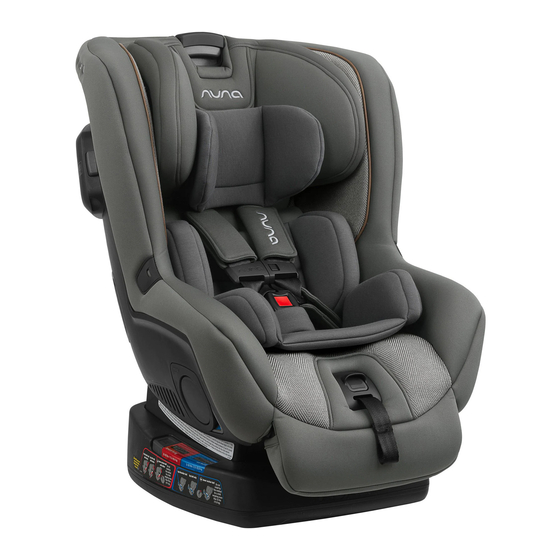 Nuna rava 2025 car seat manual