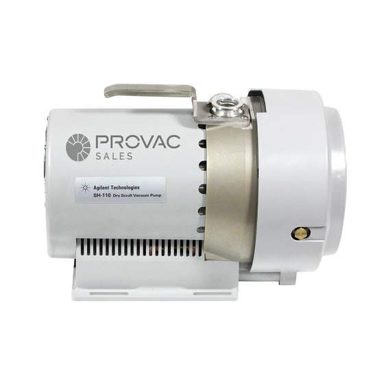 VARIAN SH110 INSTRUCTION MANUAL Pdf Download ManualsLib