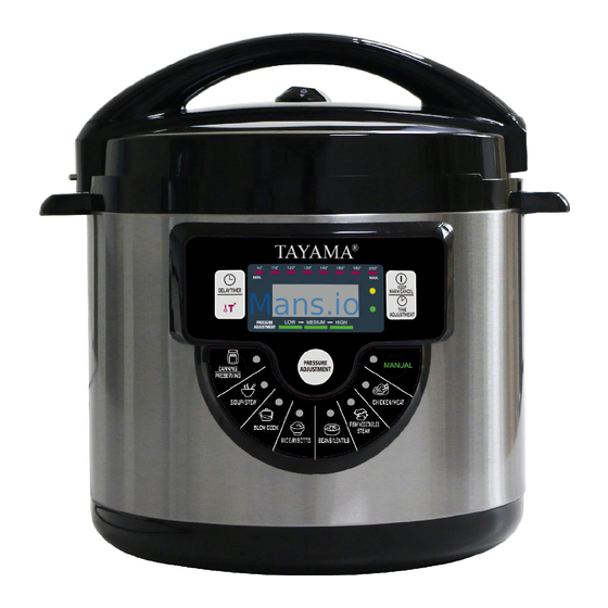 Electric pressure cooker online manual pdf