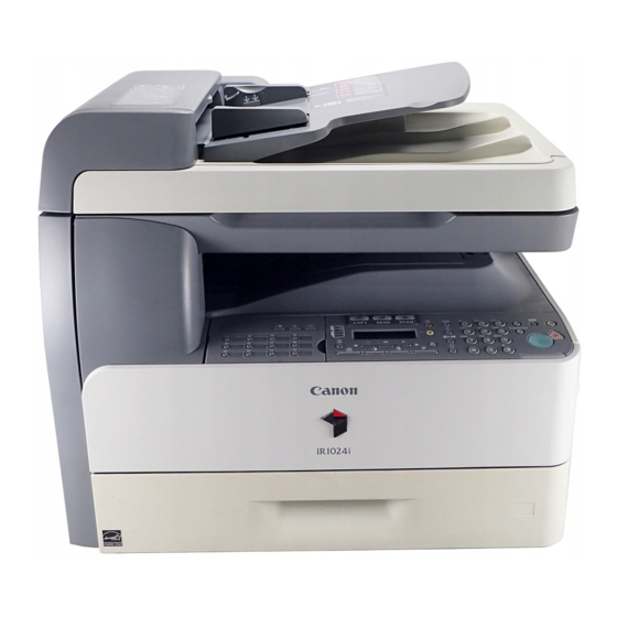 CANON IR1024A QUICK START MANUAL Pdf Download ManualsLib