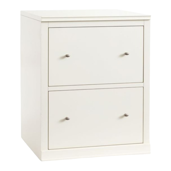 Pottery Barn LOGAN DOUBLE LATERAL FILE Assembly Instruction Manual