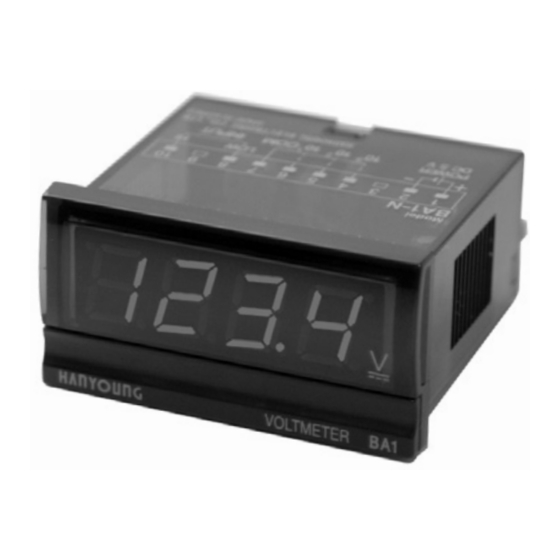 HANYOUNG NUX BA 1 Series Instruction Manual