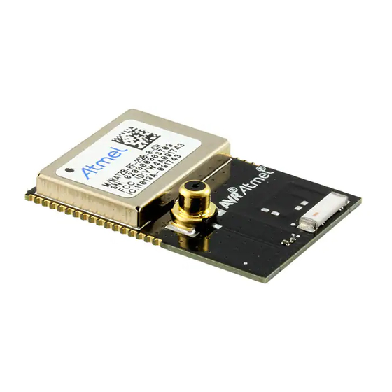 Atmel ZIGBIT ATZB-RF-212B-0-CN Datasheet