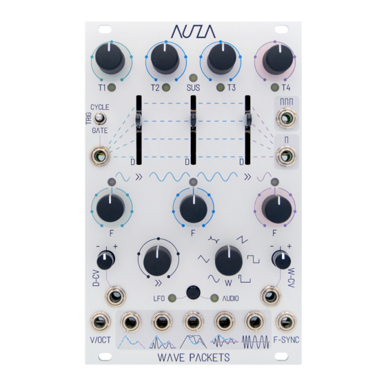 AUZA WAVE PACKETS Quick Start Manual