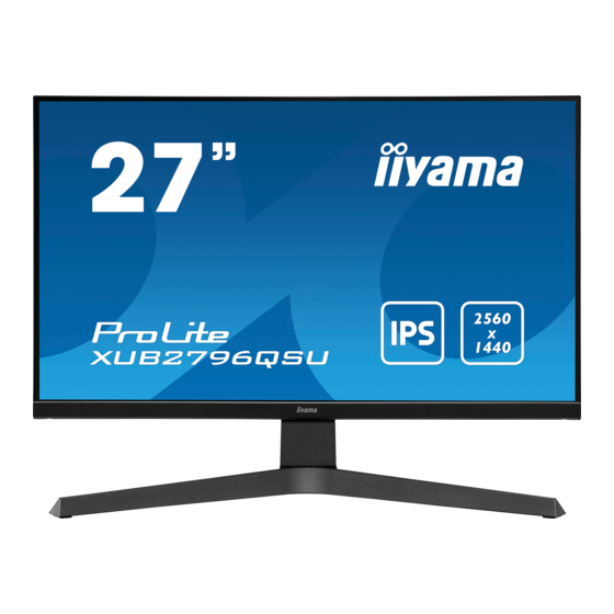 Iiyama ProLite XUB2796QSU User Manual