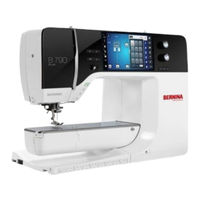 Bernina 770 QE PLUS Service And Maintenance Manual