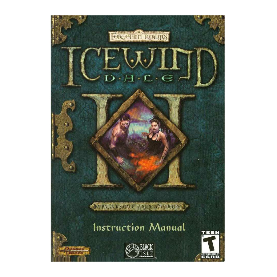 Black Isle ICEWIND DALE 2 Manuals